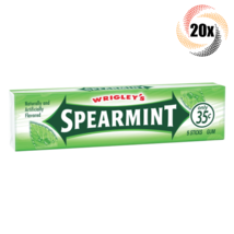 20x Packs Wrigley&#39;s Spearmint Chewing Gum ( 5 Sticks Per Pack ) Fast Shipping! - £10.68 GBP