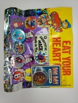 Vintage Pogs Big Boy Garfield Old Gumball Vending Machine Display Card #145 - £42.15 GBP