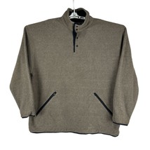 Buffalo Station Mens 1/4 Button Fleece Pullover Sweater Size L - £18.40 GBP