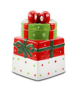 Gibson Home Christmas Estate 7.5 Inch Gift Box Holiday Cookie Jar - $62.39 CAD