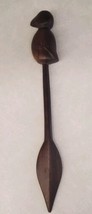 Carved Wooden Handheld Staff Puffin Bird Carving Unique Oddity Wood Deco... - $558.39 MXN