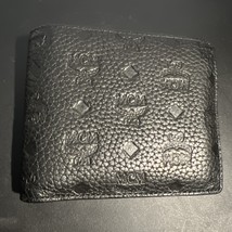 MCM Men&#39;s Leather Wallet Bi-Fold Black - $189.99