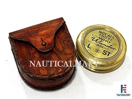 &quot;Not All Those Who Wander Are Lost&quot; Solid Brass Compass By NauticalMart  - £22.91 GBP