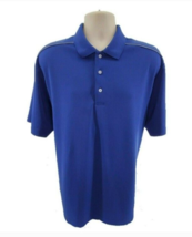 PGA Men&#39;s Golf Polo Pro Tour Pro Series Short Sleeve Navy Size XL Athletic Fit - £10.35 GBP