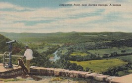 Eureka Springs Arkansas AR Inspiration Point White River Valley Postcard D16 - £2.28 GBP