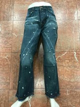 Men&#39;s VonDutch Blue | White Spots Button Fly Jeans - $199.00