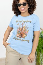 Floral Symphony Spring Tee, Embrace The Season, Vibrant Awakening Ladies Floral  - $23.99+