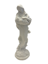 Figurine Mother and Child Fine Porcelain Telaflora 11 Inches Tall White ... - £12.59 GBP