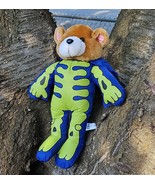 Teddy Bear In Halloween Skeleton Bones Costume Nylon Parachute Stuffed A... - $455.52 MXN