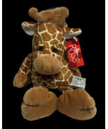 Russ Berrie Stretch Giraffe Brown Stuffed Animal Plush Beanbag Floppy Be... - $54.81 CAD