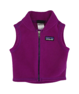 Patagonia Retro Fleece Vest Infant Baby Unisex Girl Boy Purple  Size 0 M - £23.28 GBP