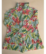 Island Republic Tropical Print Zip Up Jacket Womens Size Small Pockets - $16.60