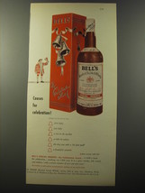 1953 Bell's scotch Ad - Causes for celebration - $18.49