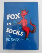 Fox In Socks ~ Dr Seuss Vintage Children&#39;s Mini Hbdj Book - £11.50 GBP