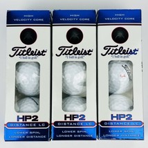 NEW Titleist HP2 Distance LC 3 Packs/sleeves = 9 GOLF BALLS High Velocity Core - £13.78 GBP