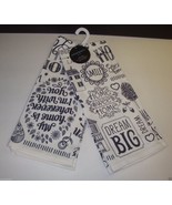 New Cynthia Rowley Set of 2 Kitchen Towels 100% Cotton Home Sweet Home D... - $25.60 CAD