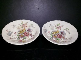 Vintage Johnson Brothers England SHERATON 8&quot; Oval Vegetable Bowls ~ Lot of 2 - £15.02 GBP