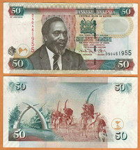 KENYA 2010 UNC 50 Shillings Banknote Paper Money Bill P- 47e - £1.39 GBP
