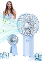 udodik Portable Handheld Fan Rechargeable 4 Speeds Light Blue - $67.50 MXN udodik Portable Handheld Fan Rechargeable 4 Speeds Light Blue - $67.50 MXN