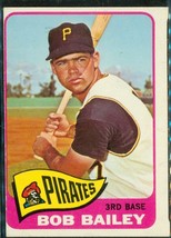 Vintage 1965 Topps Baseball Trading Card #412 Bob Bailey Pittsburgh Pirates 3B - £7.70 GBP