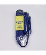 Protect Onn Mini 3 Outlet Blue Surge Protector With 2 USB Ports - Sealed - $15.10