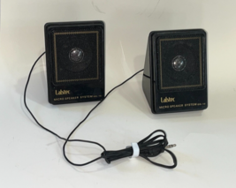 Vintage Labtec SS-16 Micro Speaker System - Stereo Computer Portable  - £26.93 GBP