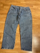 Wrangler Premium Quality Jeans Men&#39;s Size 38x29 Relaxed Fit  Denim 100% Cotton - £7.89 GBP