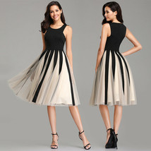 Ever-Pretty Short Sleeveless Cocktail Party Dress A-line Casual Prom Gow... - £25.09 GBP