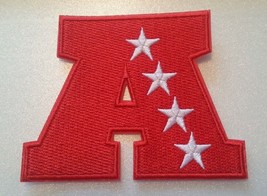 American Football Conference~AFC~NFL~Embroidered PATCH~3 1/2&quot; x 2 3/4&quot;~I... - $4.85