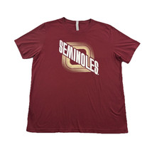 Florida State Seminoles T Shirt Mens XL Burgundy Red Short Sleeve Crew N... - $23.51