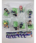 Bandai NARUTO Ninja Zukan Mini Figures Lot of 8 Complete Sasuke Lee Neji... - $1,124.73 MXN
