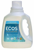 Earth Friendly Products Ecos Liquid Laundry Detergent  Free &amp; Clear, 100 Oz - £36.78 GBP