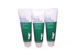 Avon Foot Works Cracked Heel Relief Cream 2.5 fl oz - Lot of 3 - £19.15 GBP