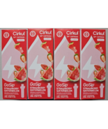 4 Pack Cirkul GoSip Strawberry Watermelon + Caffeine Flavor Cartridges E... - $13.99
