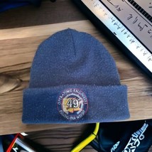 Vintage Operating Engineers Union Local 49 Beanie Blue Vtg - £14.97 GBP