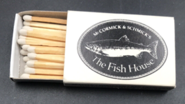McCormick &amp; Schmick&#39;s The Fish House Restaurant Matchbook Matchbox Bever... - £7.41 GBP