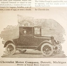 1920s Chevrolet Utility Coupe Advertisement Country Farm Woman Automobil... - $19.99