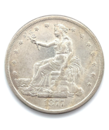 1877-S United States Trade Seated Liberty Silver Dollar Uncertified XF C... - $490.19