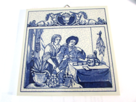 DELFT HOLLAND PILL TILE APOTHECARY THE HERBALIST BURROUGHS WELLCOME CO L... - $185.16 MXN