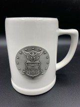 Vintage United States Air Force Academy Stein Mug USAFA - Pewter Shield, 5&quot; - £9.96 GBP