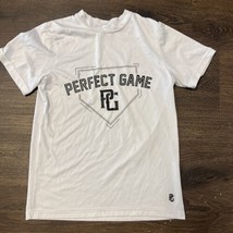 Perfect Game White Youth Short Sleeve T Shirt Size YM - £8.91 GBP