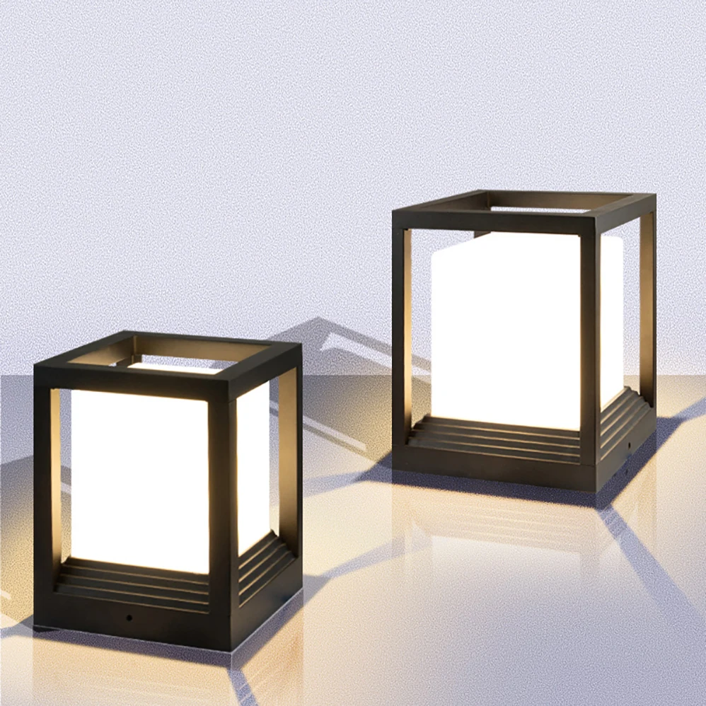 LED Waterproof Pillar Lamp E27 Lighting Source AC85-265V 12W European style - £44.68 GBP+