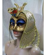 Egyptian Goddess Eye Mask Asp Tut Nile Queen Mummy Cleopatra Masquerade ... - $541.94 MXN