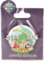 Disney 2014 D23 Destination D Attraction Rewind Logo Food Rock Pin NEW - £21.07 GBP