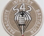  US Army 542nd Parachute Infantry Battalion Patch - $5.00