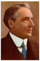 Senator Warren G Harding Portrait Reproduced from Photograph 1904 Ohio Postcard - £10.08 GBP