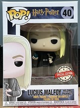 Funko Pop Harry Potter Lucius Malfoy Holding Prophecy 40 Exclusive - £30.66 GBP