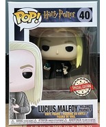 Funko Pop Harry Potter Lucius Malfoy Holding Prophecy 40 Exclusive - £30.68 GBP