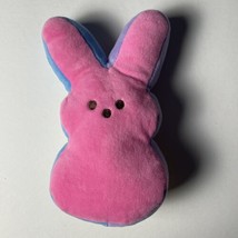 Peeps Easter Bunny Rabbit Pink Blue Purple &amp; Yellow Plush - £5.87 GBP