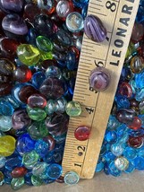 Large Lot Glass Stones Smooth Aquarium Vase Decor Pebbles Size - 1/2”plu... - £17.15 GBP